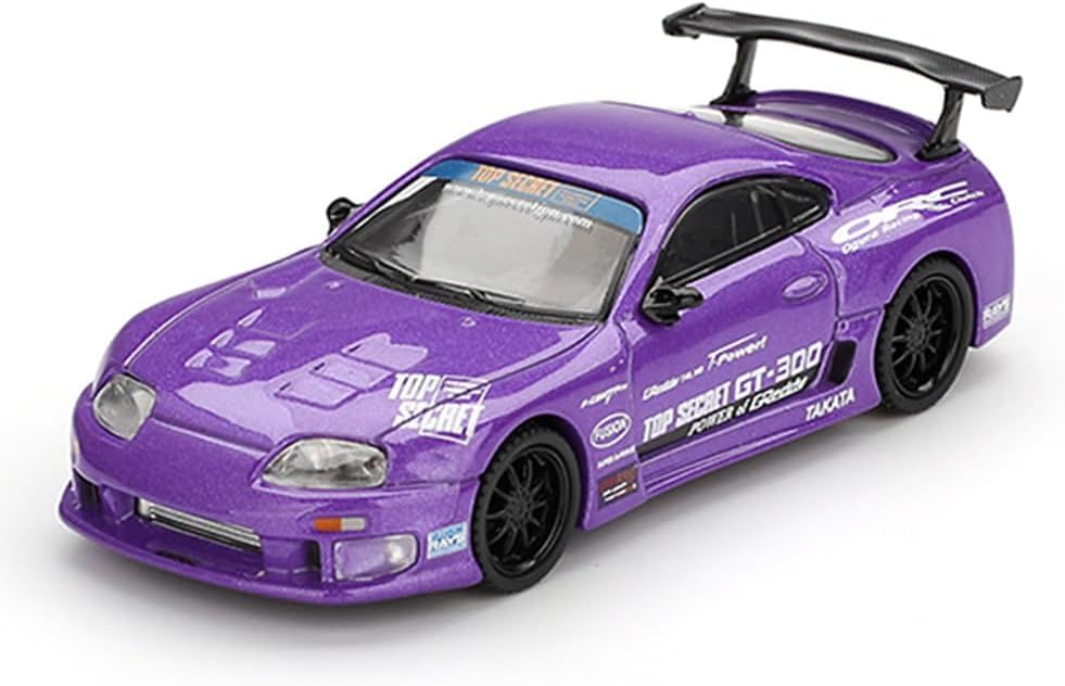 Diecast Model Car Compatible for Toyota Supra (A80) Top Secret GT